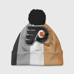 Шапка 3D c помпоном Philadelphia Flyers