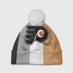 Шапка 3D c помпоном Philadelphia Flyers