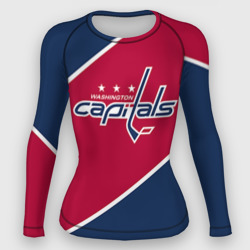 Женский рашгард 3D Washington Capitals