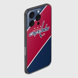 Чехол для iPhone 16 Pro Max силиконовый с защитой камеры Washington Capitals - фото 2