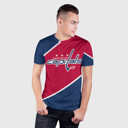 Мужская футболка 3D Slim Washington Capitals - фото 2