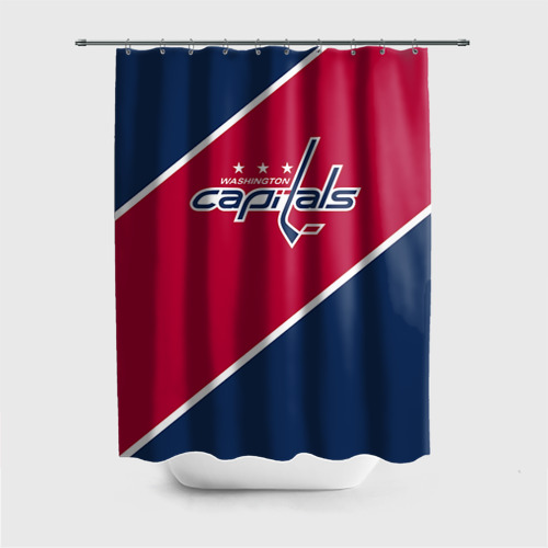 Штора 3D для ванной Washington Capitals