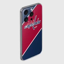 Чехол для iPhone 15 Pro Max силиконовый с защитой камеры Washington Capitals - фото 2