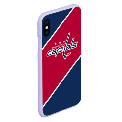 Чехол для iPhone XS Max матовый Washington Capitals - фото 2