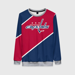 Женский свитшот 3D Washington Capitals