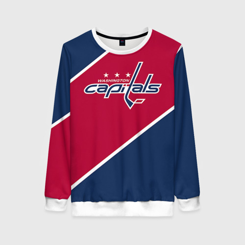 Женский свитшот 3D Washington Capitals, цвет 3D печать