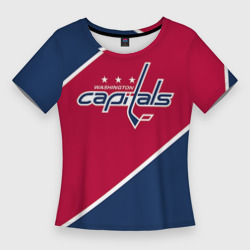Женская футболка 3D Slim Washington Capitals