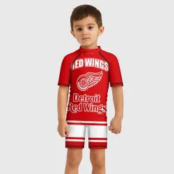 Детский купальный костюм 3D Detroit red wings - фото 2