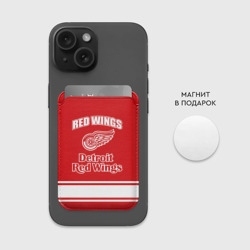 Картхолдер Magsafe магнитный Detroit red wings - фото 2