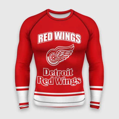 Мужской рашгард 3D Detroit red wings, цвет 3D печать