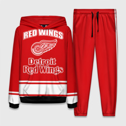 Женский костюм с толстовкой 3D Detroit red wings