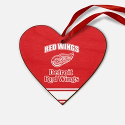 Деревянная игрушка Сердце Detroit red wings