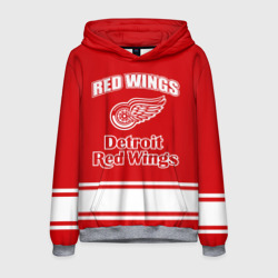 Мужская толстовка 3D Detroit red wings