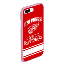 Чехол для iPhone 7Plus/8 Plus матовый Detroit red wings - фото 2