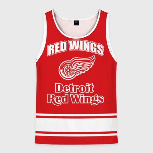 Мужская майка 3D Detroit red wings, цвет 3D печать