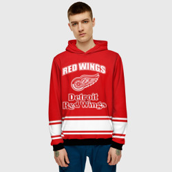 Мужская толстовка 3D Detroit red wings - фото 2