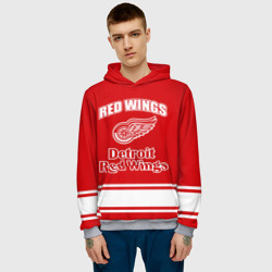 Мужская толстовка 3D Detroit red wings - фото 2