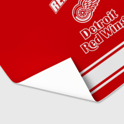 Бумага для упаковки 3D Detroit red wings - фото 2