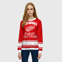 Женский свитшот 3D Detroit red wings - фото 2