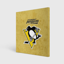 Холст квадратный Pittsburgh Pinguins