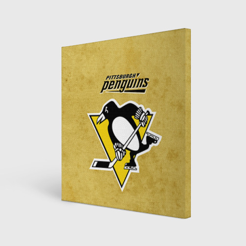 Холст квадратный Pittsburgh Pinguins, цвет 3D печать