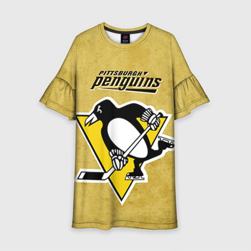 Детское платье 3D Pittsburgh Pinguins, цвет 3D печать