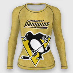 Женский рашгард 3D Pittsburgh Pinguins