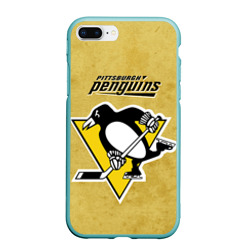 Чехол для iPhone 7Plus/8 Plus матовый Pittsburgh Pinguins