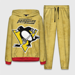 Женский костюм с толстовкой 3D Pittsburgh Pinguins