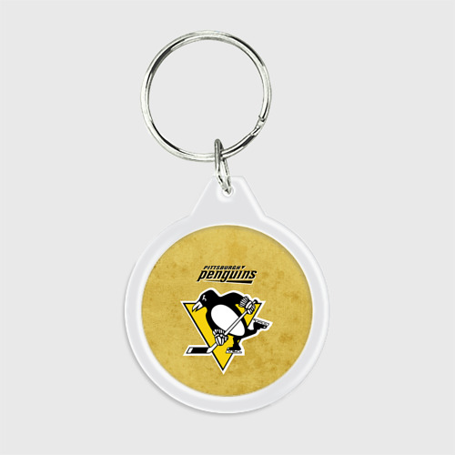 Брелок круглый Pittsburgh Pinguins