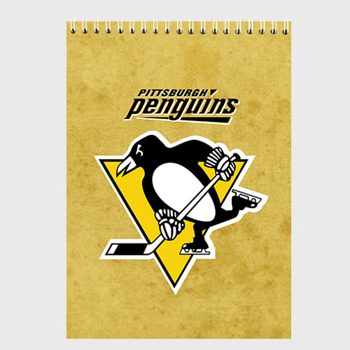 Скетчбук Pittsburgh Pinguins, цвет белый