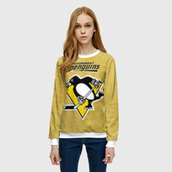 Женский свитшот 3D Pittsburgh Pinguins - фото 2