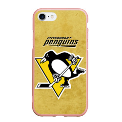 Чехол для iPhone 7/8 матовый Pittsburgh Pinguins