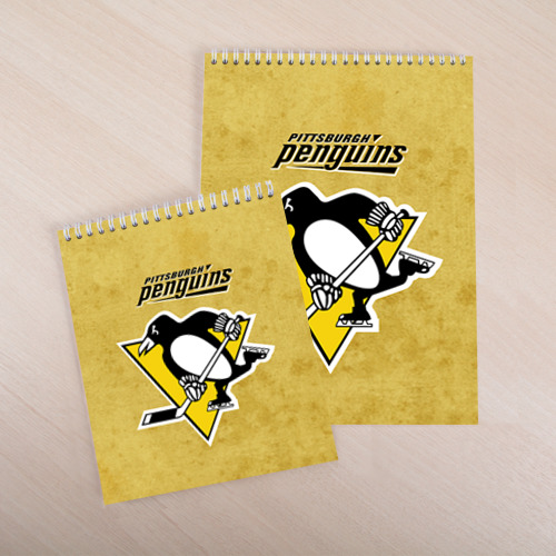 Скетчбук Pittsburgh Pinguins, цвет белый - фото 4