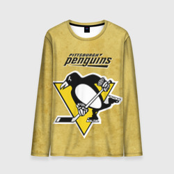 Мужской лонгслив 3D Pittsburgh Pinguins