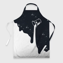Фартук 3D Черно-белый