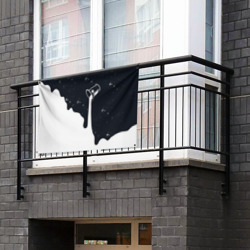 Флаг-баннер Черно-белый - фото 2