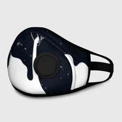 Маска из неопрена Черно-белый