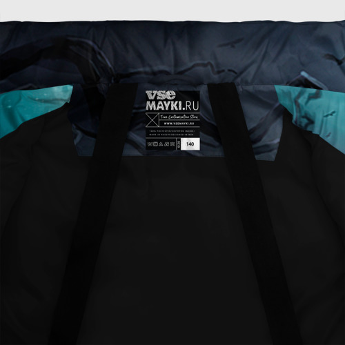 Зимняя куртка для мальчиков 3D Тыква, цвет черный - фото 7