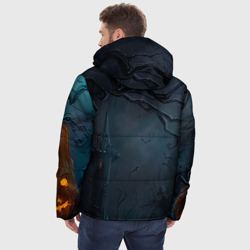 Мужская зимняя куртка 3D Тыква - фото 4