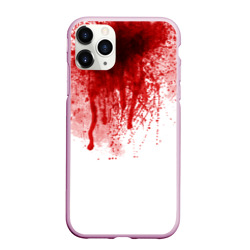 Чехол для iPhone 11 Pro Max матовый Кровь