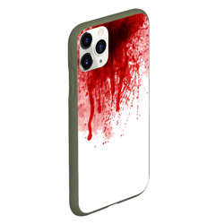 Чехол для iPhone 11 Pro матовый Кровь - фото 2