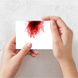 Поздравительная открытка Кровь - фото 2