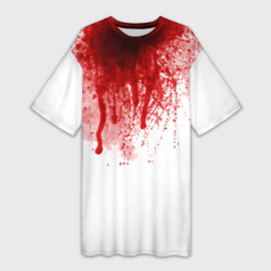 Платье-футболка 3D Кровь