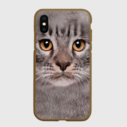 Чехол для iPhone XS Max матовый Котик