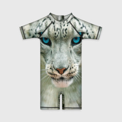 Детский купальный костюм 3D Снежный барс