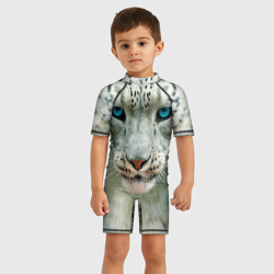 Детский купальный костюм 3D Снежный барс - фото 2