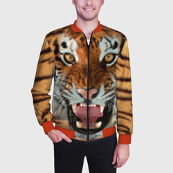 Мужской бомбер 3D Тигр - фото 2