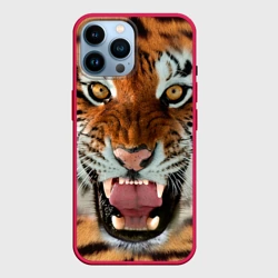 Чехол для iPhone 14 Pro Max Тигр