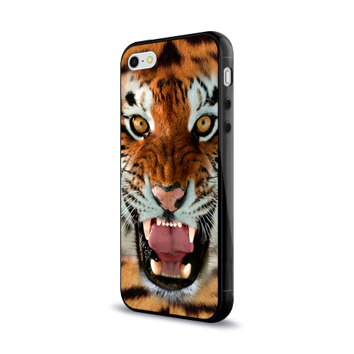 Чехол для iPhone 5/5S глянцевый Тигр Фото 01 Чехол для iPhone 5/5S глянцевый Тигр Фото 01